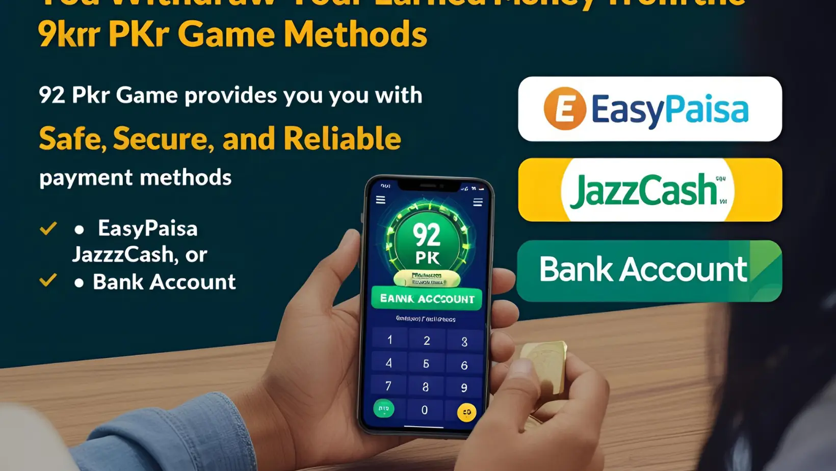 How to Withdraw Amount from 92 PKR Game?